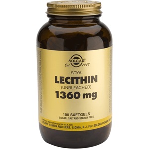 SOLGAR Lecithin 1360mg 100caps < Erp