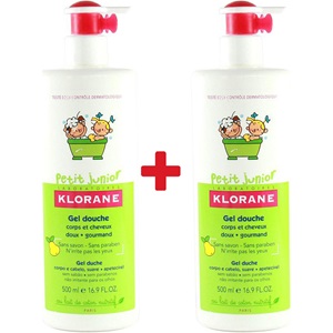 KLORANE Gel Douche Corps et Cheveux Petit Junior - Parfum Poire 1 + 1 < Erp