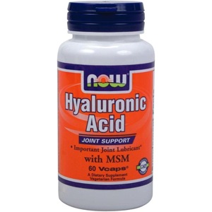 Now foods Hyaluronic Acid 50mg & 450mg MSM. 60 VΚάψουλες  < Erp