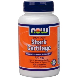 Now foodsShark Cartilage 750mg (100% Pure, Freeze Dried). 100 Ταμπλέτες  < Erp