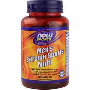 Now Mens Extreme Sports Multi, 90 softgels < Erp