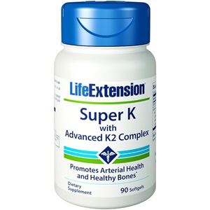 Life Extension Super K with Advanced K2 Complex, 90 softgels < Erp
